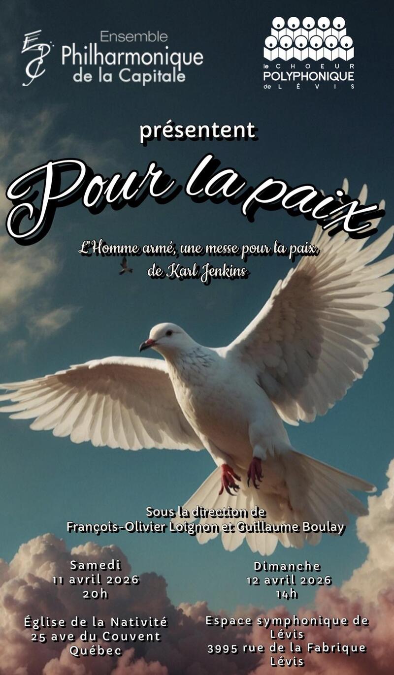 Pour la Paix (La messe de l'homme armé de Sir Karl Jenkins)